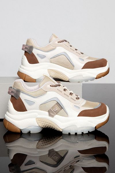 DARK SEER Ds Linda Beige Tan Damen Sneaker