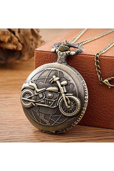 CAVAŞ sun hat سلسلة معدنية غير قابلة للصدأ - ساعة بتصميم المحرك مع غطاء