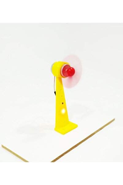 EmAyCenter Rüzgar Türbini Modeli Yapım Seti - Dinamo Pervane Led Deney Set