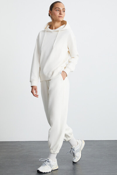 GRIMELANGE Dámská klokaní mikina Blerta s kapucí a kapucí uvolněného střihu