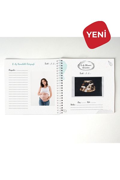 fotoev Pregnant Memory Book Mother&Baby Diary Mother Baby Agenda Baby Diary Pregnant Diary