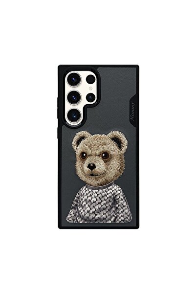 Nimmy Samsung S23 Ultra Bear Series Füme Telefon Kılıfı