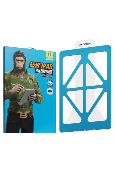 BLUEO واقي شاشة زجاجي لجهاز iPad Air 13 HD من الزجاج المقسى