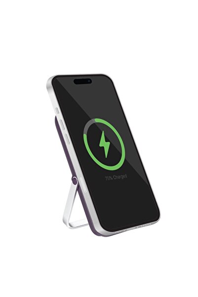 X-Level Xp2295 X-powermagplus Manyetik Standlı Kablosuz Magsafe Powerbank 10000mah Mor Xlevel