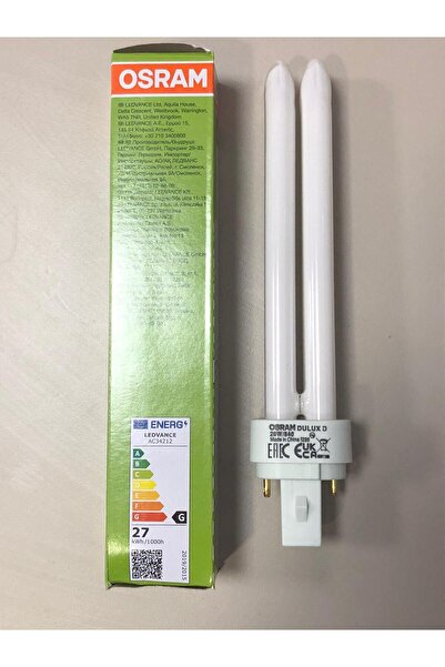 Osram 10 Adet Plc Lamba 26w/840 2p 4000 K 1750 Lm Günışığı Boy:16.5cm ( 10w-13w-18w Yerine Olmaz )
