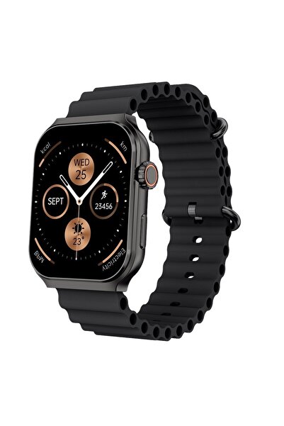 X-Level X-wearsmart 49mm Bluetooth Aramalı Siyah Akıllı Saat