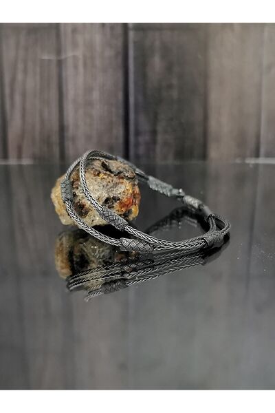 Piyera Gümüş Çift Sıra Ince Kordonlu Sade Tasarım Kazaziye Gümüş Bileklik