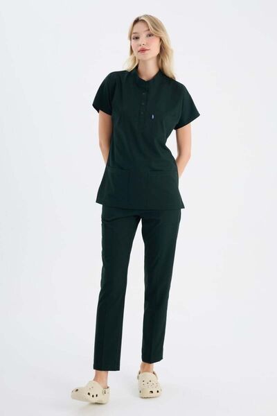 Uçak Medikal AVCI YEŞİLİ PETRA PREMIUM ÜNİFORMA TAKIM.