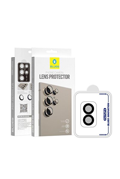 BLUEO واقي عدسة الكاميرا باللون الأسود من سامسونج فليب 6