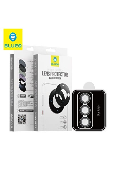 BLUEO واقي عدسة الكاميرا باللون الأسود من سامسونج فولد 4