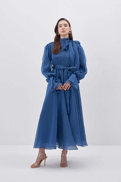 FUSHYA Chiffon Tulle Evening Dress