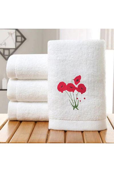 es home collection ΣΕΤ ΠΕΤΣΕΤΑ 2 ΤΕΜΑΧΙΩΝ ΚΕΝΤΗΜΕΝΟ ΦΑΝΕΛΑ 100% ΒΑΜΒΑΚΙ