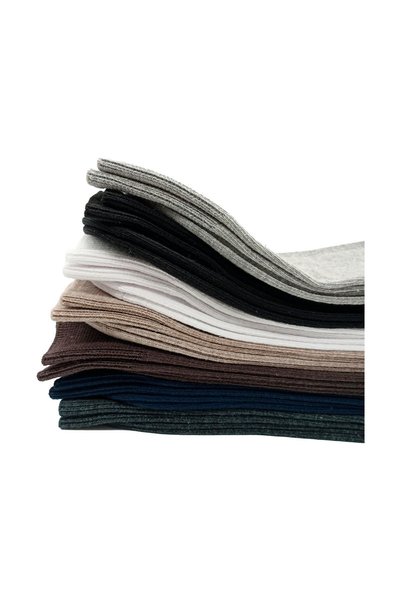 Buluş Organic Plain Combed Cotton Men's Socks 1 Pair