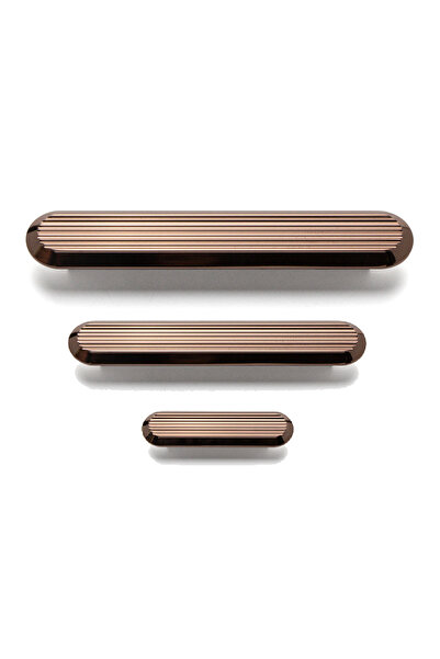System LİNE-ÇİZGİLİ KULP ROSE RENK 64 mm