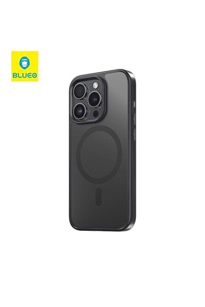 BLUEO İphone 15 Pro Max Aurora Magsafe Uyumlu Anti-drop Telefon Kılıfı