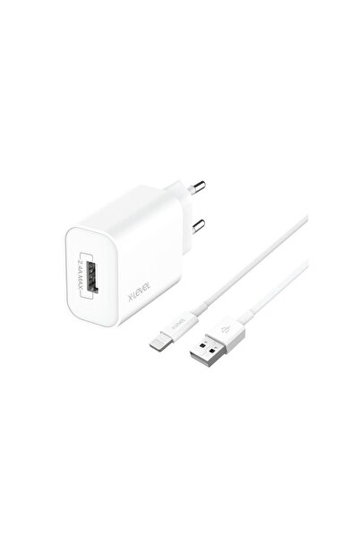X-Level X-chargerl-lite 2.4a 12w Usb-a Port Akım Korumalı Şarj Aleti - 120 Cm...