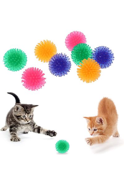Ht Sağlık Massage Cat Toy Ball - Spiky, Durable and Fun