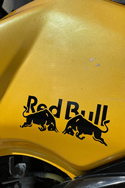 Banxtre Motor-Araba-Kask İçin Boğa Enerji Parlak Siyah Sticker Etiket 15CMx6C...