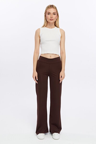 ZBK طماق واسعة الخصر عالية الخصر - أنيقة ومريحة