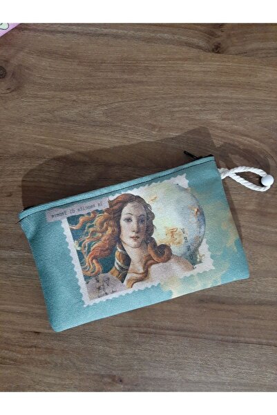 owl bag حامل أقلام ومحفظة من القماش بتصميم فني منقوش لولادة فينوس