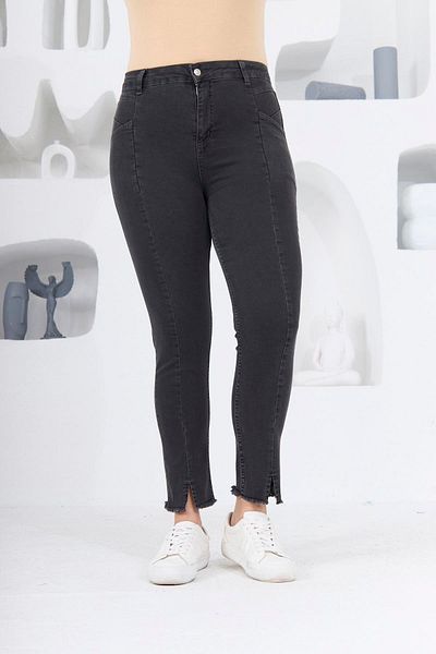RMG Large Size Smoked Jeans - Leg Detail