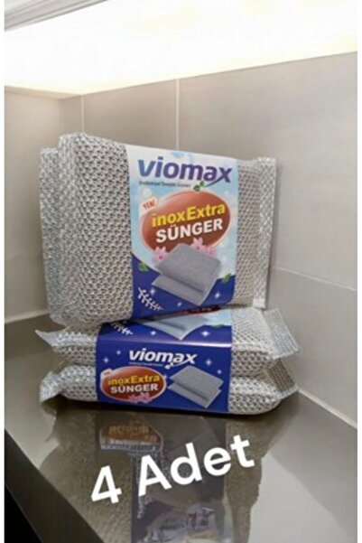 Arbu Home Sihirli Inox Paslanmaz Telli Bulaşık Süngeri 4'lü