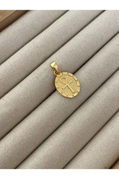 Sade Accessory Ankh Sembollü Oval Kolye Ucu