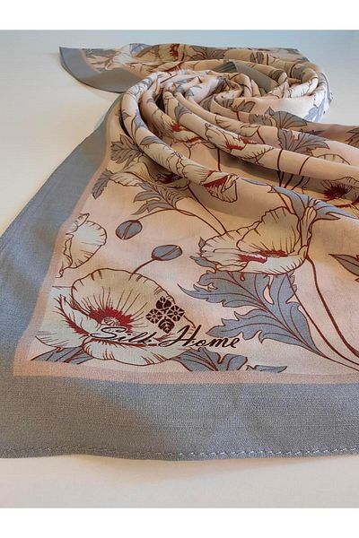 Silk Home Σάρφος Eco Viscose Silk Home 9022-03