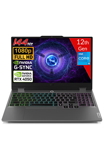 LENOVO i5-12450HX 8GB DDR5 512GB SSD RTX4050 6GDR6 Win11 Home 15.6 144Hz FHD ...
