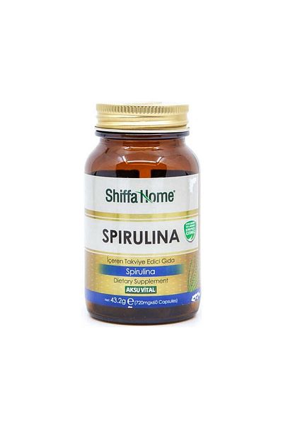Aksu Vital Shiffa Home Spirulina Seaweed - 60 Capsules 720 Mg