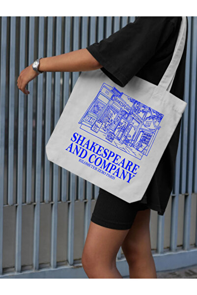 Cemira Shakespeare Tasarım Tote Bag Bez Çanta