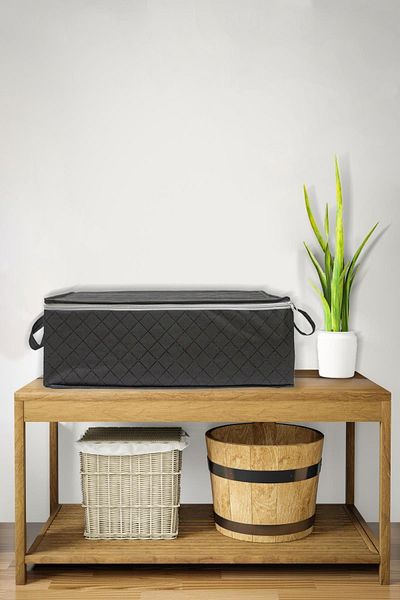 NUTEX 8 bucăți deșeuri de bază matlasate cu model gri 60x40x22