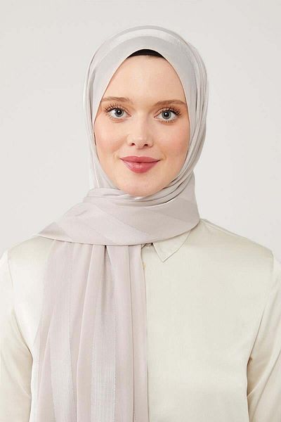 Levidor Tokyo ShAwl - A.rose Glitter Stripe PAttern