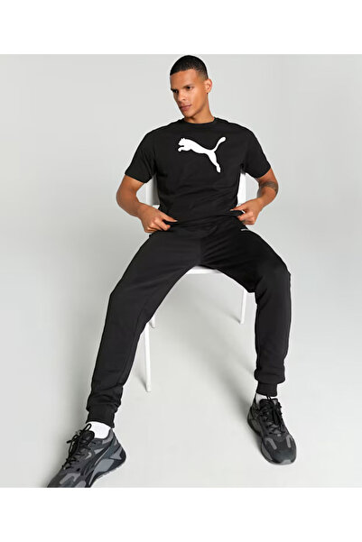 Puma Ανδρικό μπλουζάκι με στρογγυλή λαιμόκοψη Basic βαμβακερό - κοντομάνικο, casual