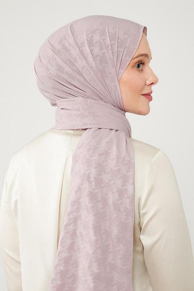 Levidor Σάλι με μοτίβο παζλ Elegance Nude Jacquard