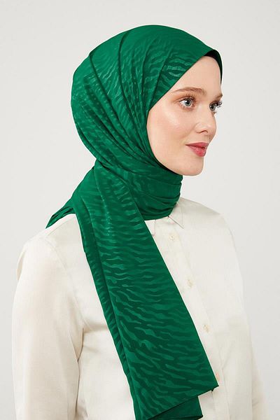 Levidor Σάλι Ζακάρ με σχέδιο Elegance Emerald