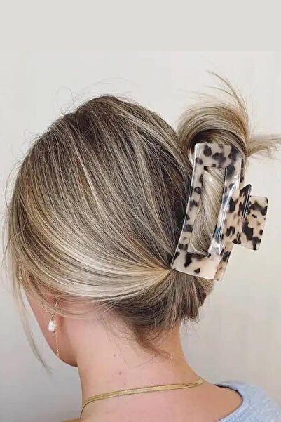 New Obsessions Ορθογώνια πολυτελής πόρπη με μεγάλο κούμπωμα