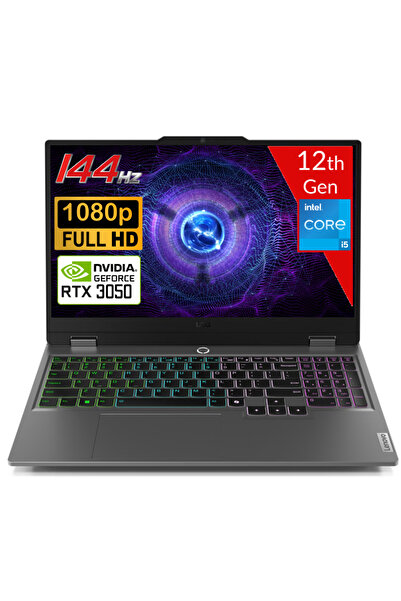 LENOVO Intel Core I5-12450hx 8gb Ddr5 512gb Ssd Rtx3050 6gdr6 Win11home 15.6 144hz Fhd Türkiye Garantili