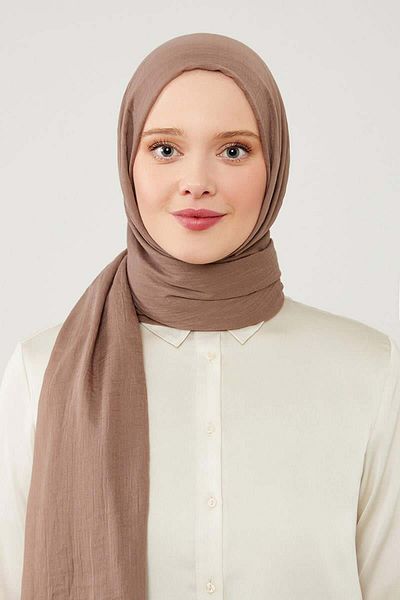 Levidor K.Mink Wrinkled Fabric Hawaiian Shawl