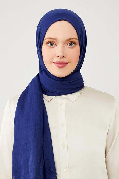 Levidor Indigo Crinkle Fabric Χαβάης Σάλι