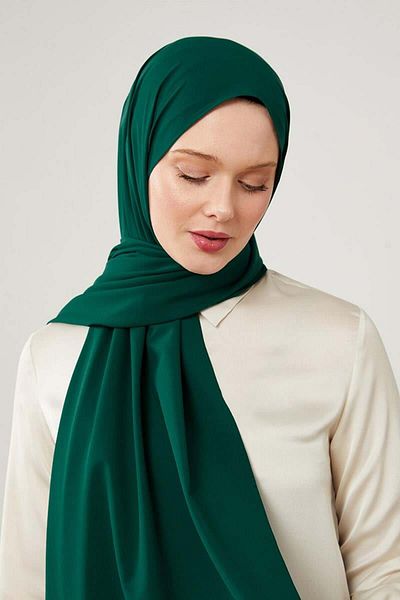 Levidor Σάλι Elegance Emerald με απλό σχέδιο