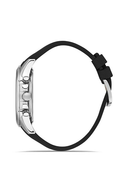 FERRO New Season Men's Wristwatch - Black Silicone, Active Functions, Bracelet Gift