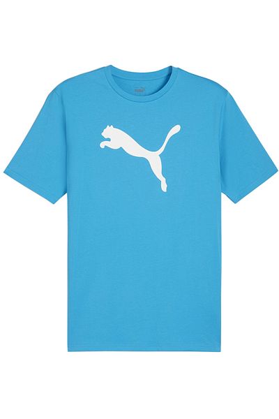 Puma Ανδρικό μπλουζάκι με στρογγυλή λαιμόκοψη Basic βαμβακερό - κοντομάνικο, casual