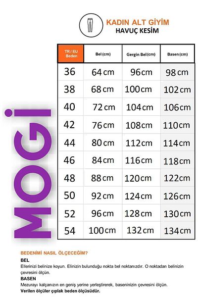 Mogi Butik 3001 Saks Carrot Leg High Waist Lycra Woven Women's Trousers