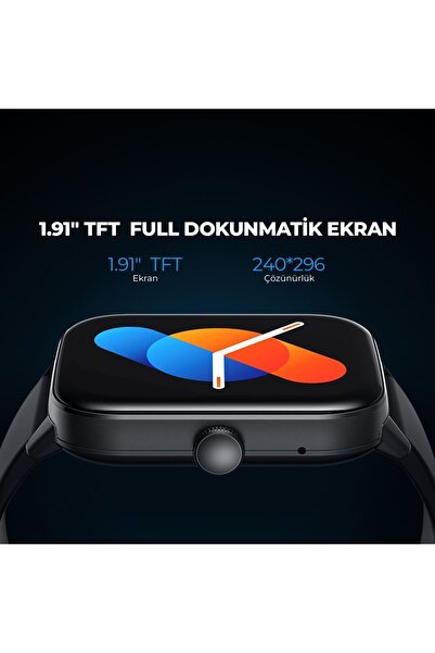 Havit M9037 Akıllı Saat 1,91" Ekran – Sesli Telefon Görüşmesi - 100+ Spor Modu