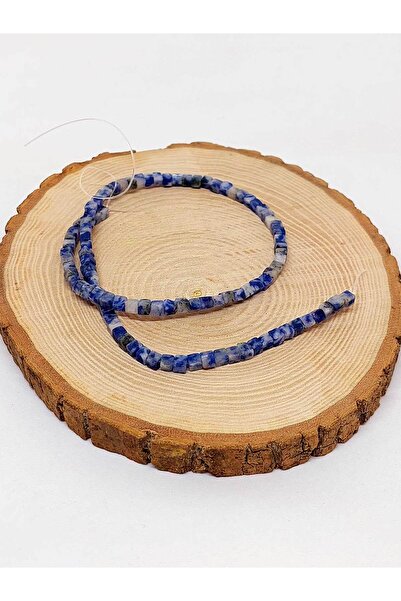 Yasamtohumu Quarter String cu piatră de sodalit de 4 mm - are o lungime de 9 ...