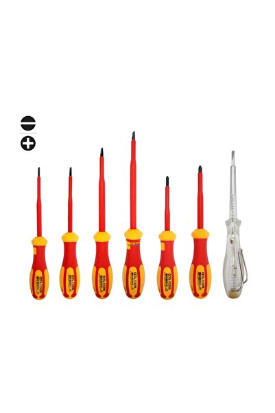 CETA FORM 7 Parça 1000 Volt Vde Izoleli Tornavida Takımı G99-701