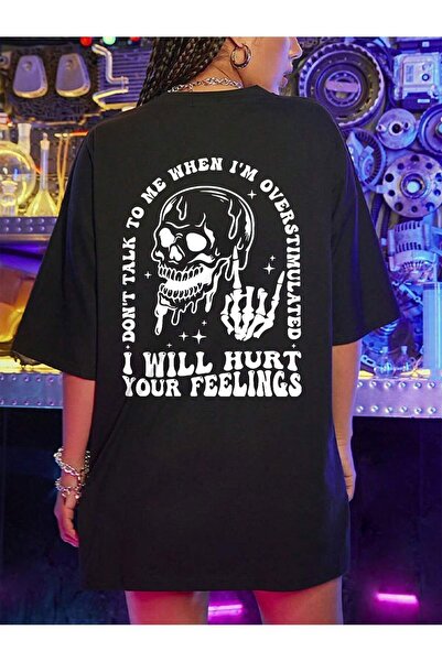 MODAVİBE Tricou pentru femei Fashion Vibe - Largi, Imprimat