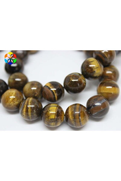 Yasamtohumu Lungime de 9 cm Dizi de Un sfert - Piatră Ochi de Tigru 12mm