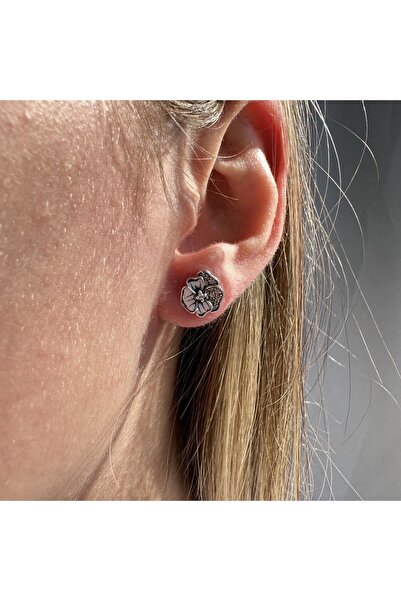 My Story Mavi Menekşe Gümüş Küpe